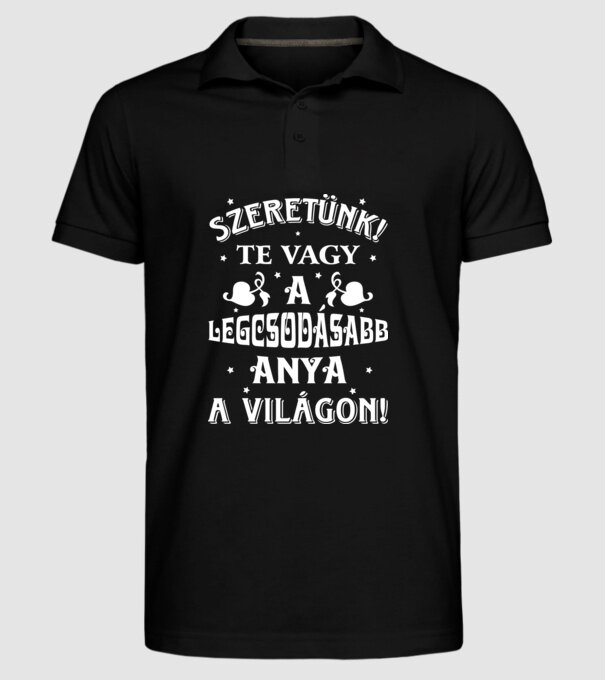  minta fekete pólón