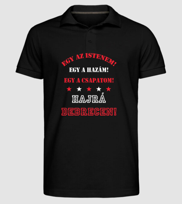  minta fekete pólón