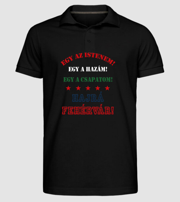 minta fekete pólón