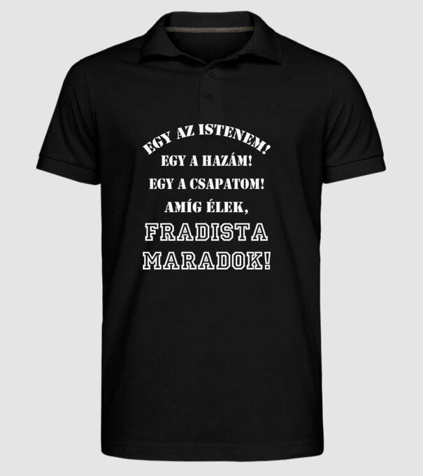  minta fekete pólón