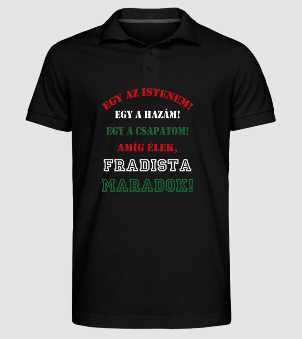  minta fekete pólón