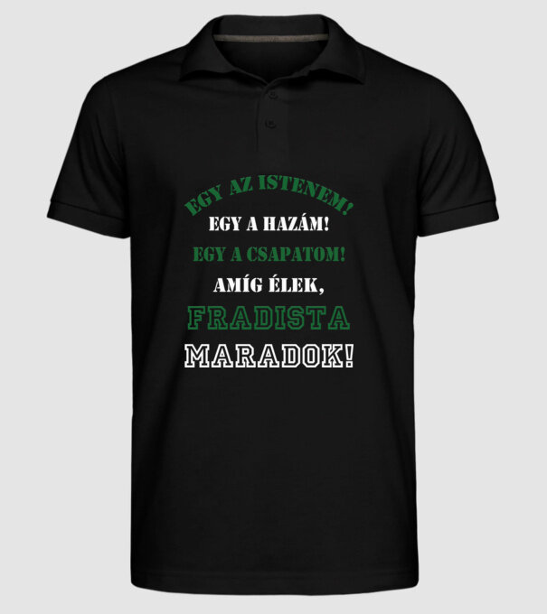  minta fekete pólón