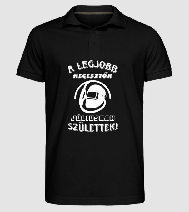  minta fekete pólón