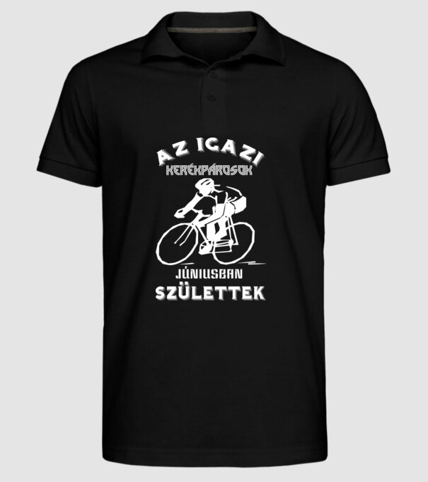  minta fekete pólón