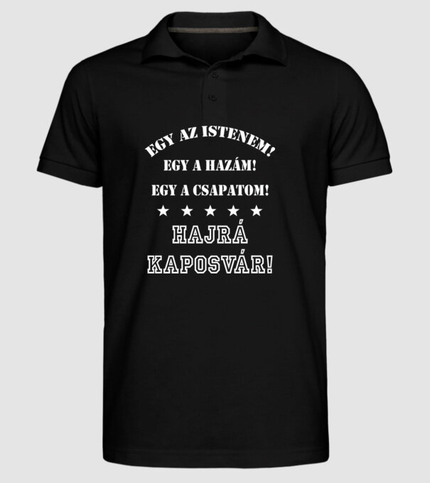  minta fekete pólón