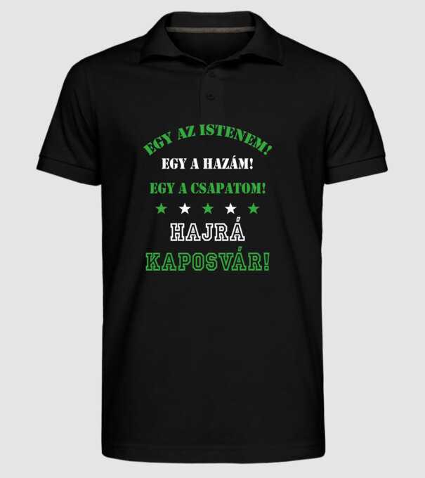  minta fekete pólón