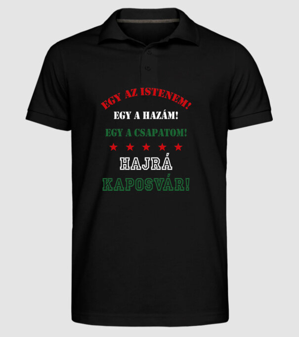  minta fekete pólón