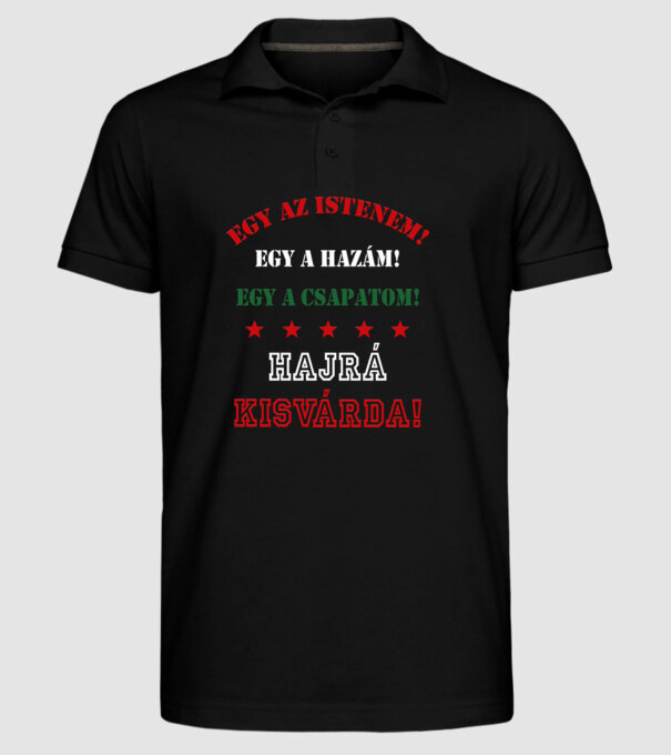  minta fekete pólón