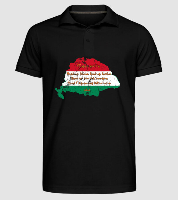  minta fekete pólón