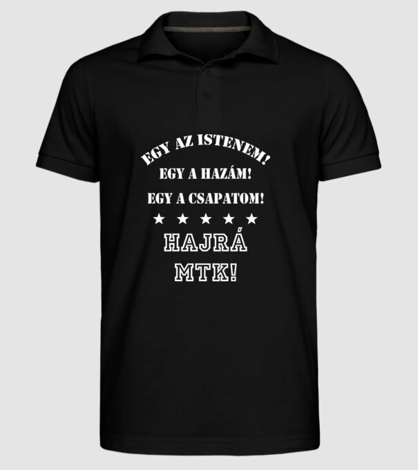  minta fekete pólón