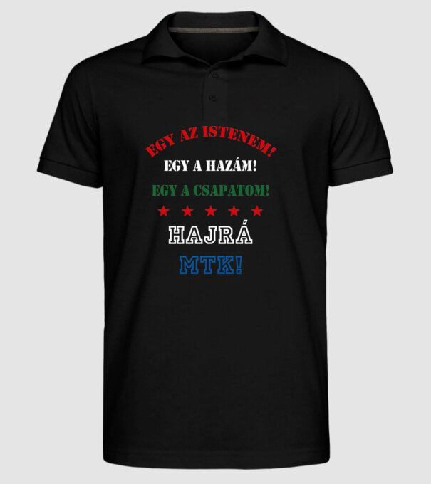  minta fekete pólón