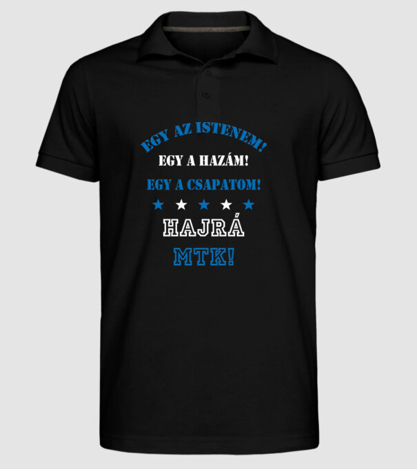  minta fekete pólón