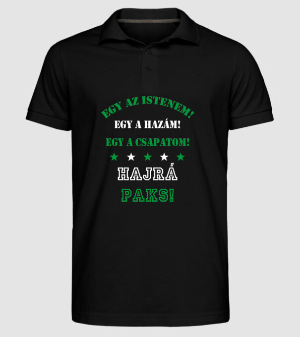 minta fekete pólón