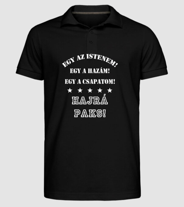  minta fekete pólón