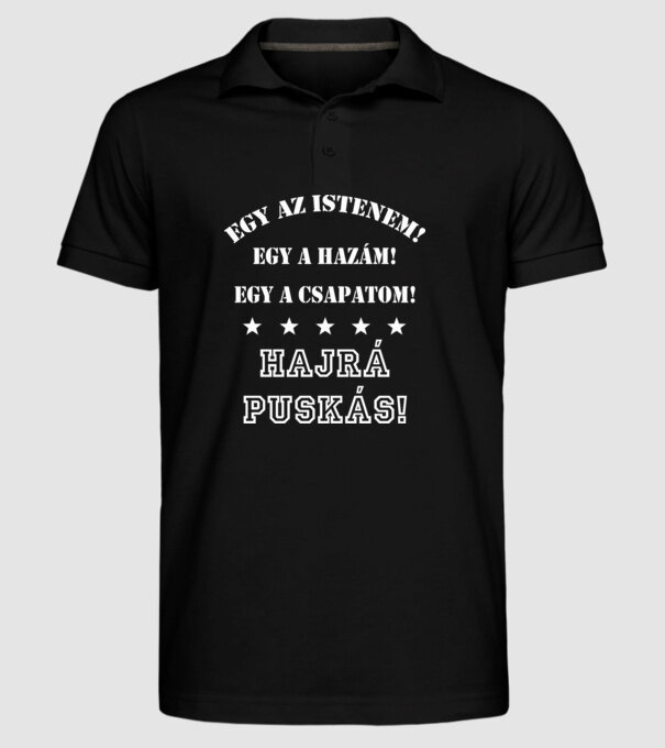  minta fekete pólón