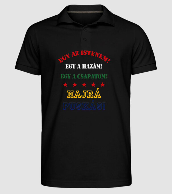  minta fekete pólón