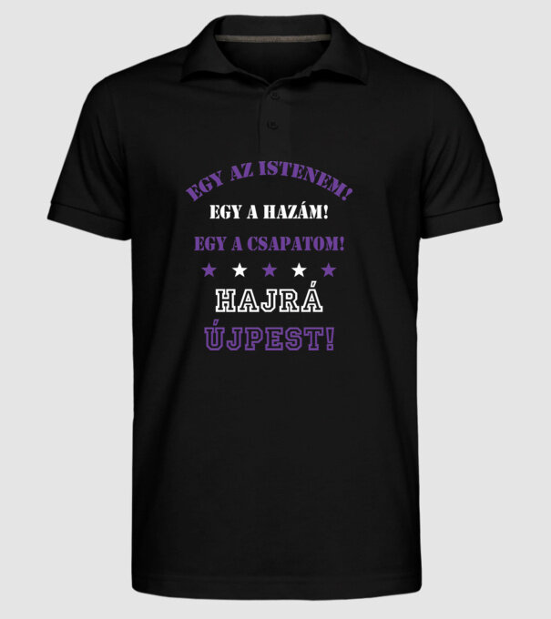  minta fekete pólón