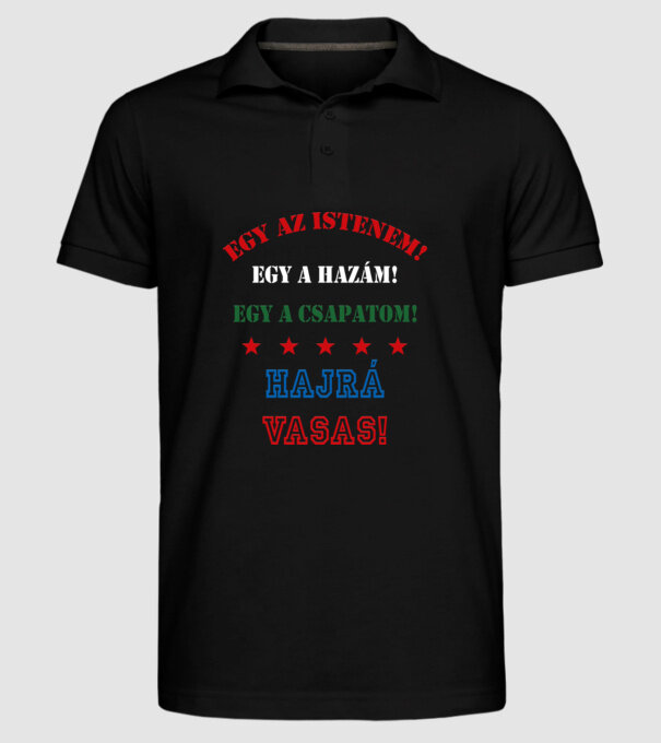  minta fekete pólón