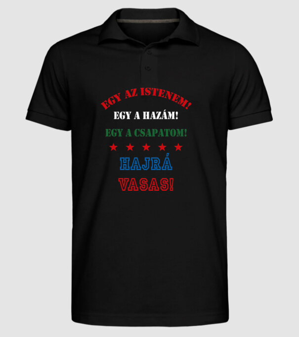  minta fekete pólón
