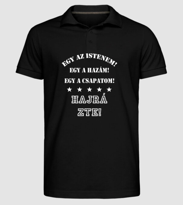  minta fekete pólón