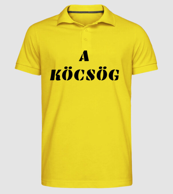 minta sárga pólón