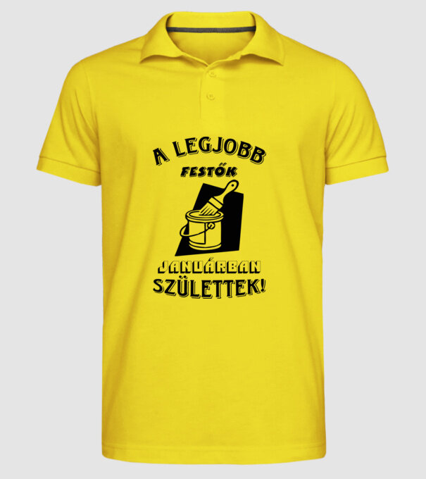  minta sárga pólón