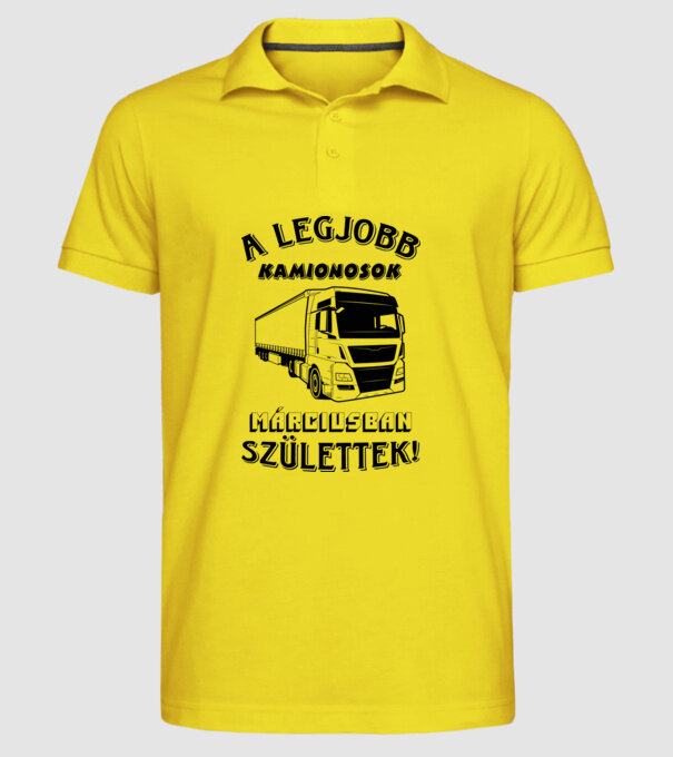 minta sárga pólón