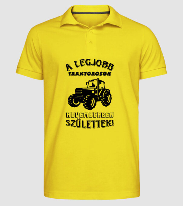  minta sárga pólón