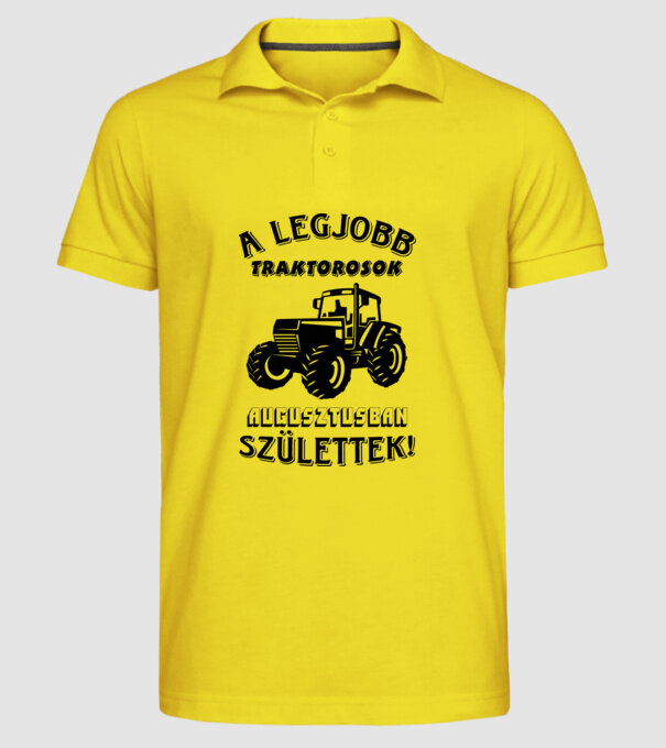  minta sárga pólón