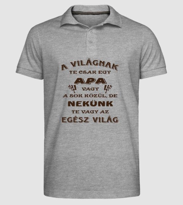  minta szürke pólón