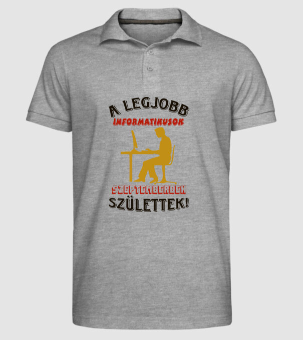  minta szürke pólón