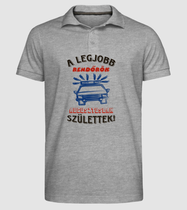  minta szürke pólón