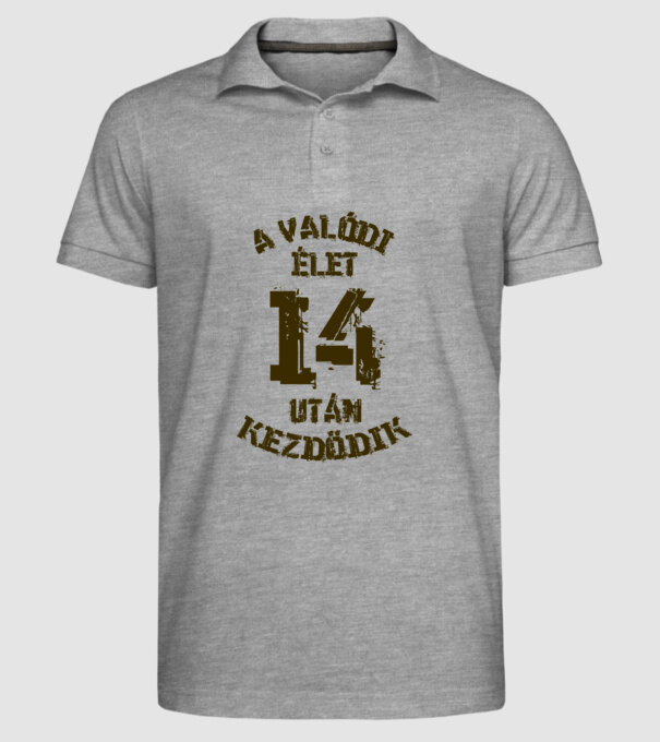  minta szürke pólón