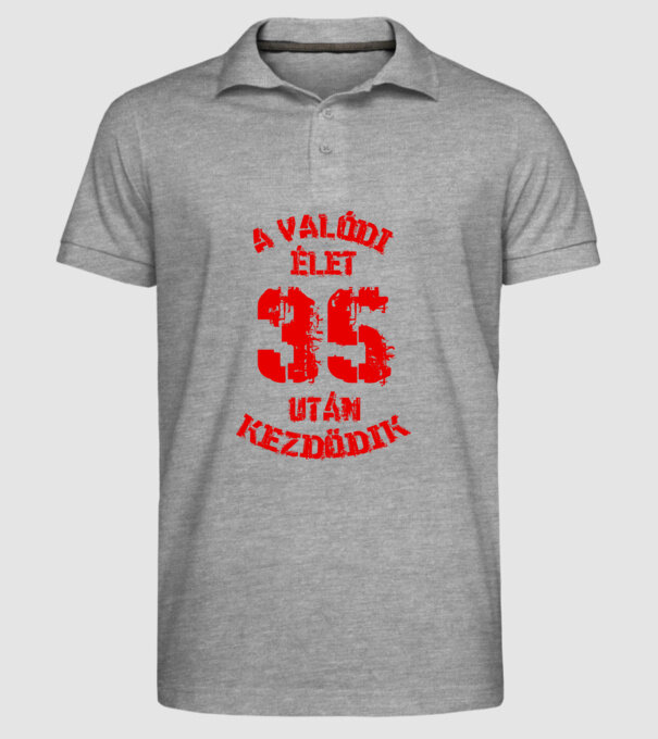  minta szürke pólón