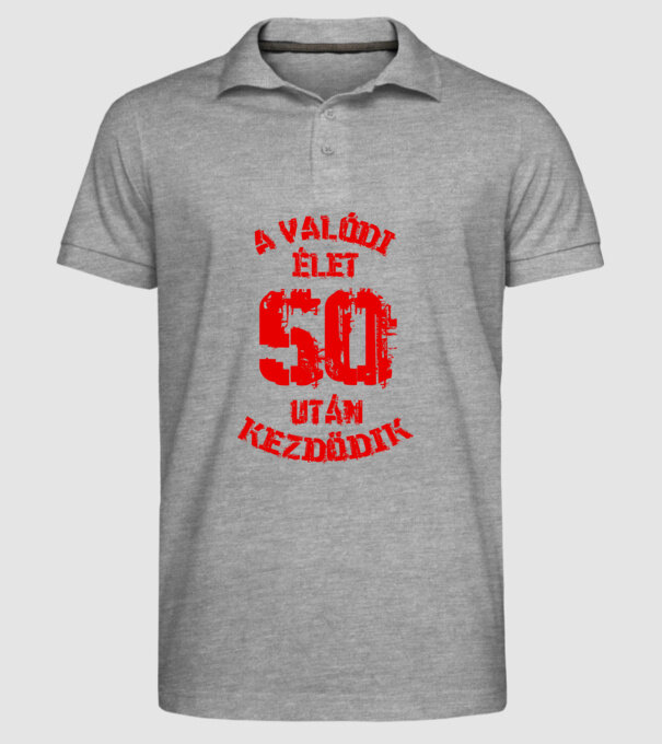  minta szürke pólón