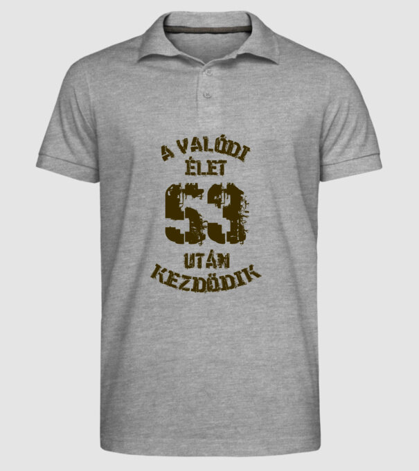  minta szürke pólón