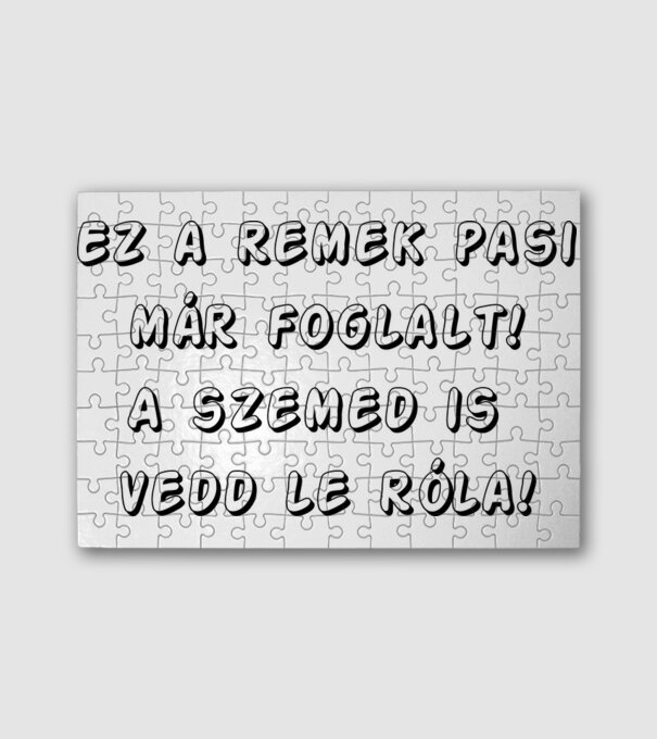  minta fehér pólón