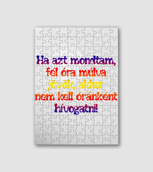  minta fehér pólón