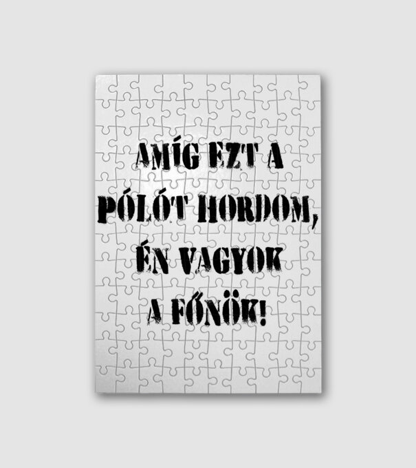  minta fehér pólón