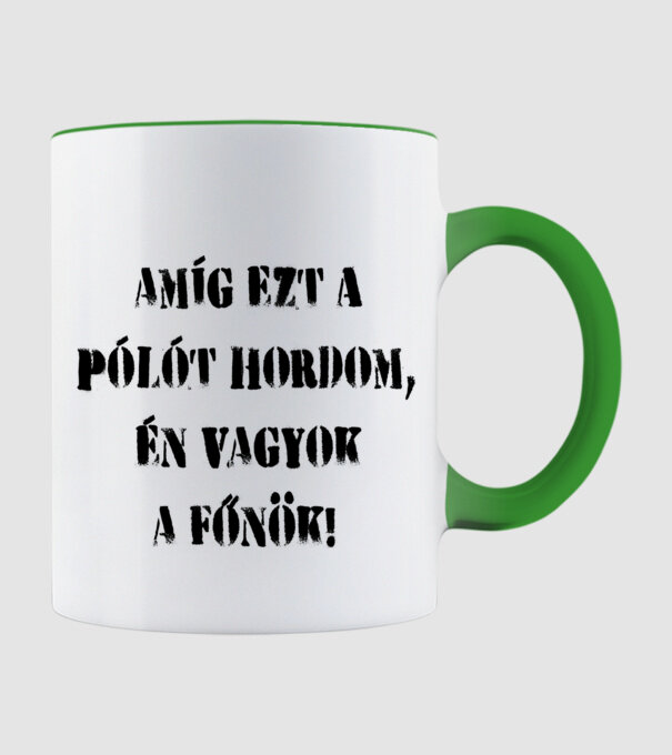  minta almazöld pólón