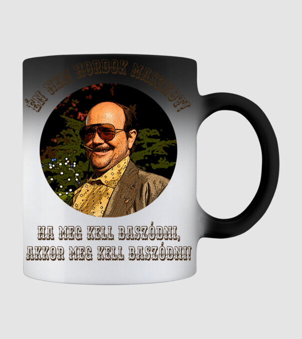  minta fekete pólón