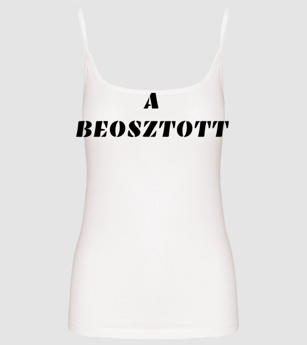  minta fehér pólón